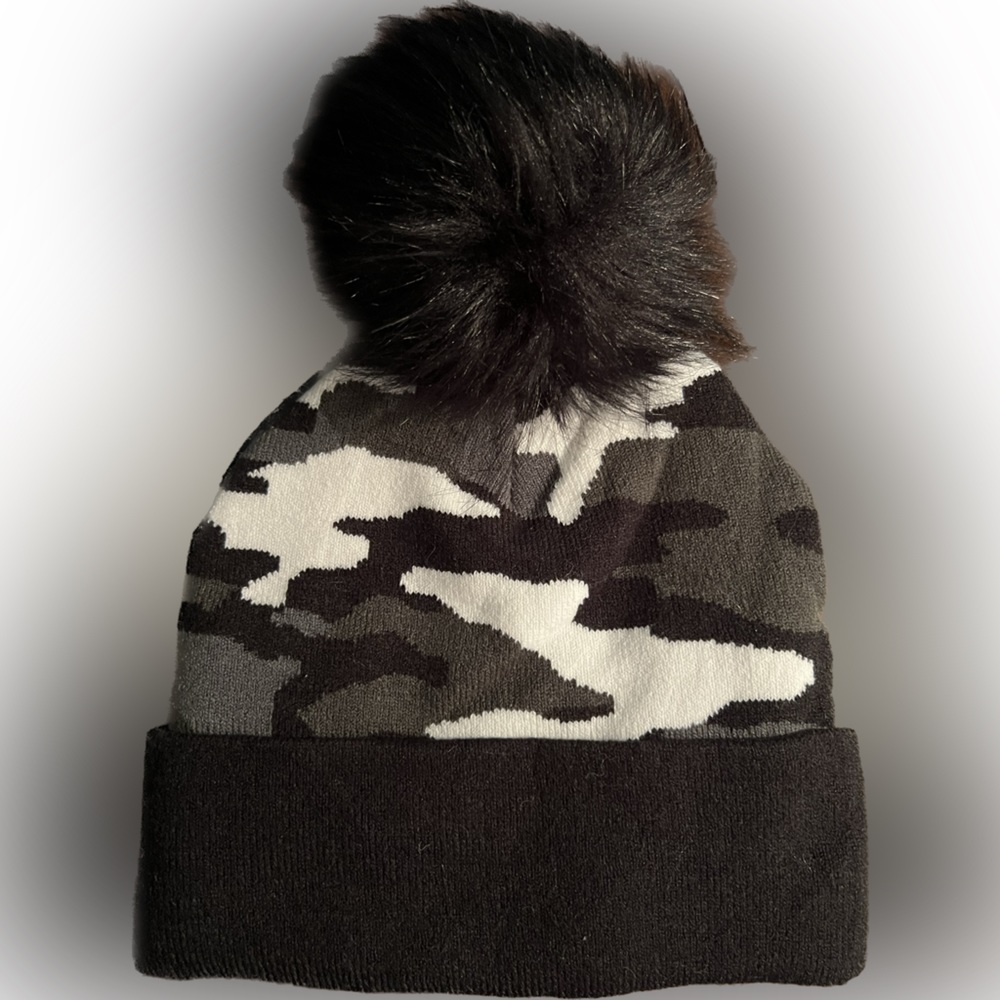 Sweet Turns Black Camo Beanie